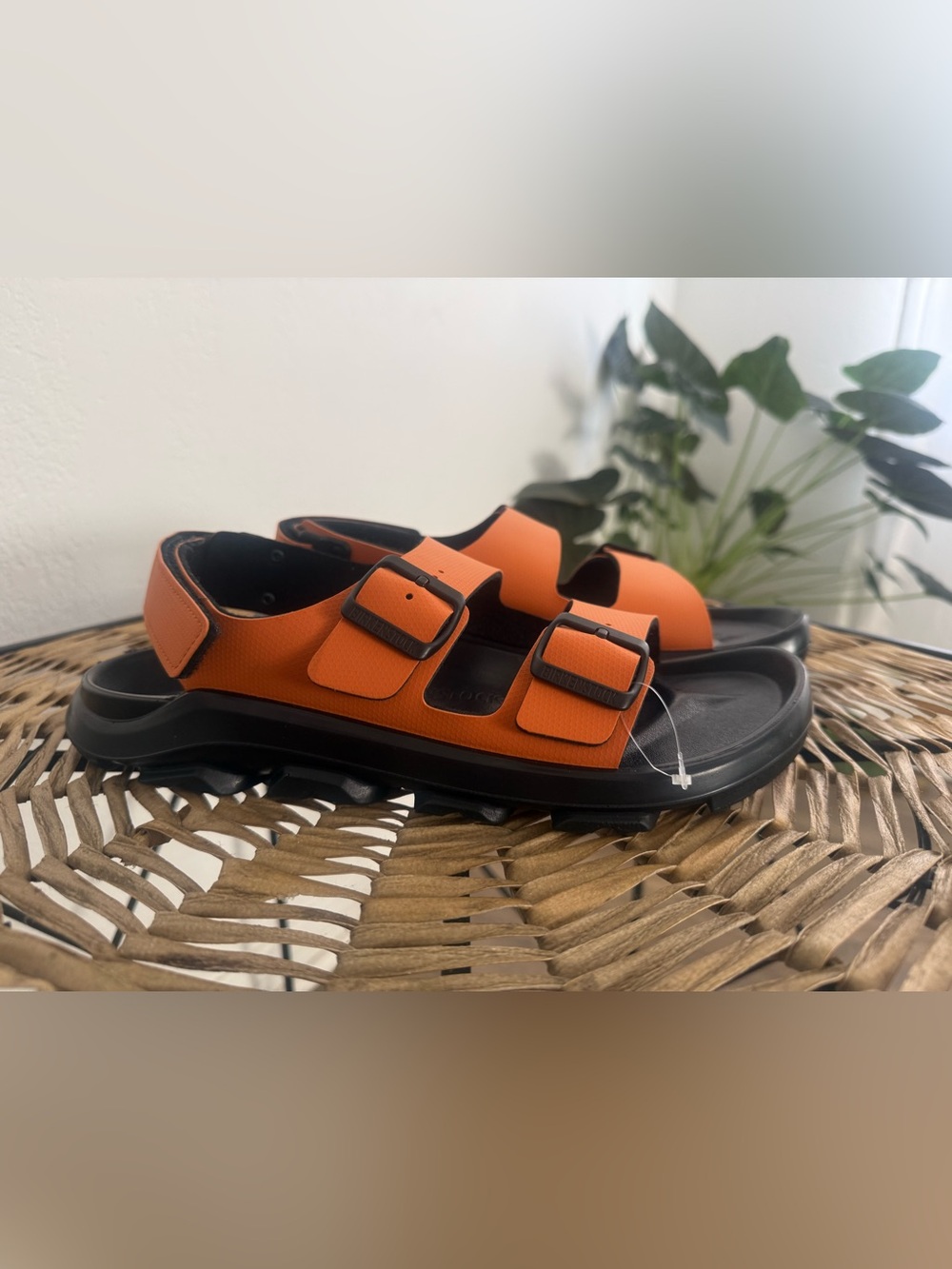 Birkenstock Mogami Terra Unisex Orange/Black Sandals EU 43 US M10 W12